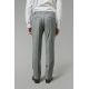 Pantalon de costume en fil-à-fil de laine vierge Super 110's
