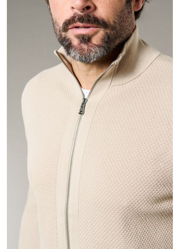 High neck zip jumper Goral