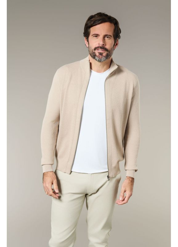 High neck zip jumper Goral