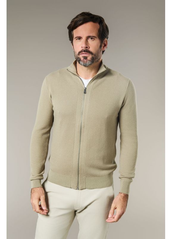 Pull zippé col montant Goral