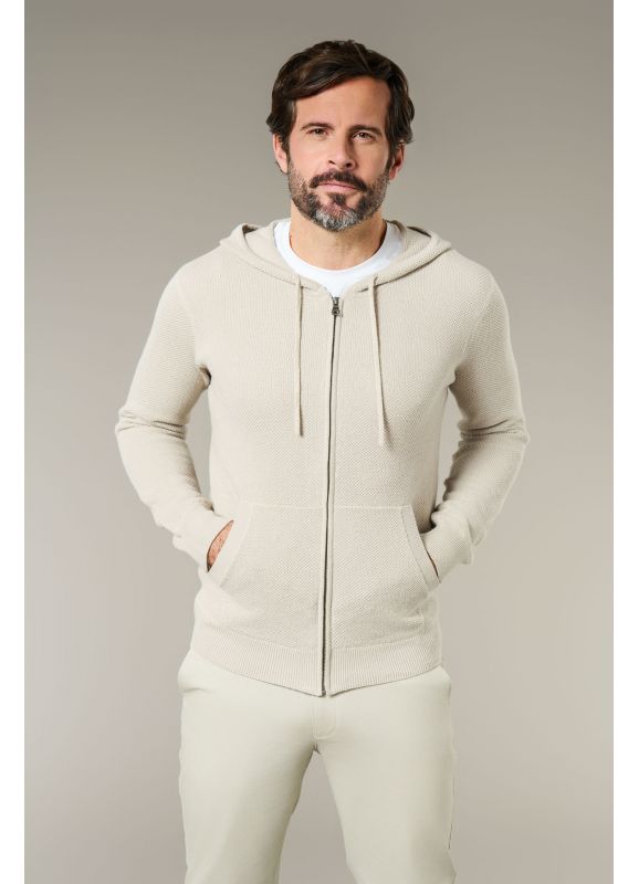 Pull zippée à capuche Luche