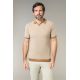 Short sleeve polo jumper with open collar Antik