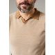 Short sleeve polo jumper with open collar Antik