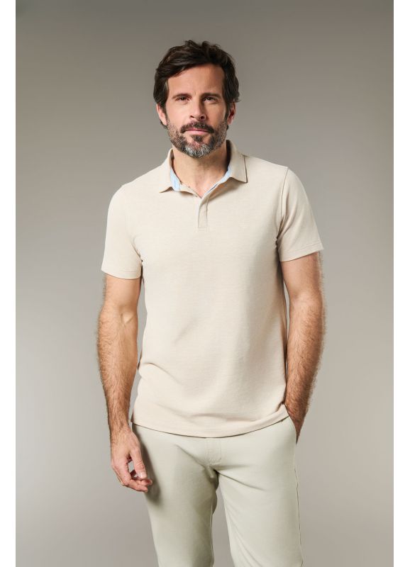 Embroidery "Jerem" short sleeve polo