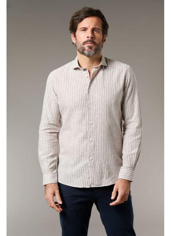 Chemise rayure lin