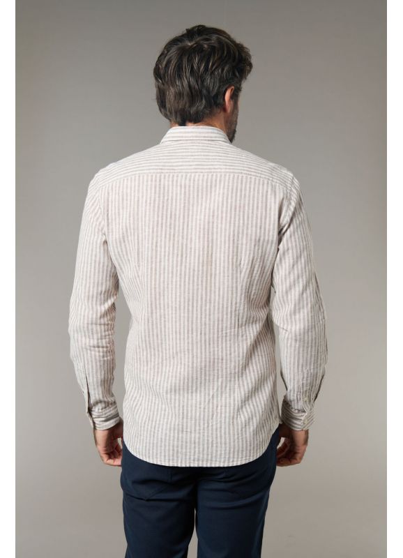 Chemise rayure lin