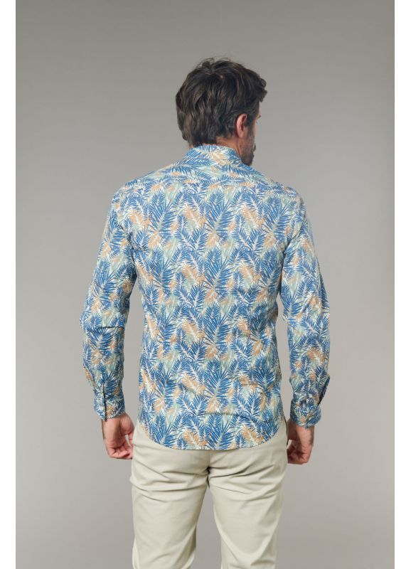 chemise ha tan print