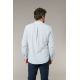 Chemise rayure coton lin