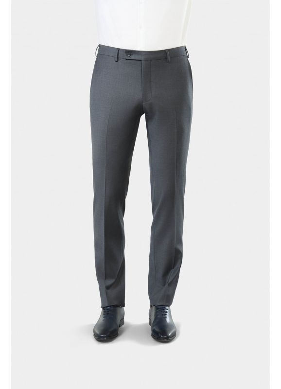 Pantalon de costume bi-stretch en fil à fil lavable