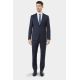 Veste de costume lavable en sergé teint en fil bi-stretch