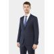 Veste de costume lavable en sergé teint en fil bi-stretch