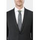 Washable suit blazer in bi stretch yarn dyed twill
