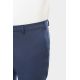 Pantalon de costume lavable en piqué stretch faux-uni