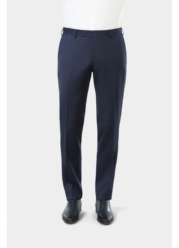 Vitale Barberis Canonico virgin wool straight formal trousers