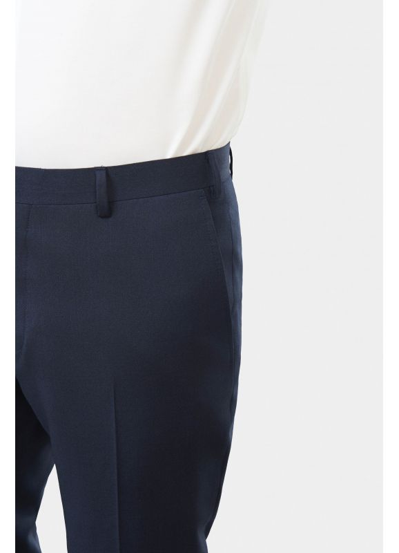 Vitale Barberis Canonico virgin wool straight formal trousers