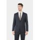 Washable finely striped stretch suit jacket