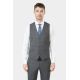 Gilet de costume en Prince de Galles bi-stretch