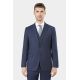 Formal trousers in subtle two-tone stretch dobby