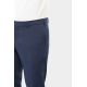 Pantalon de costume en piqué stretch faux-uni