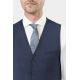 Tailored waistcoat in subtle two-tone stretch dobby