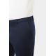 Pantalon de costume ajusté en laine vierge Super 120's « Natural stretch »