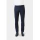 Pantalon de costume ajusté stretch effet plumetis