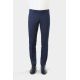Pantalon de costume ajusté en sergé à rayures tennis stretch