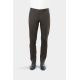 Prince of Wales fused knit half elasticated formal trousers