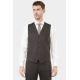 Prince of Wales fused knit waistcoat