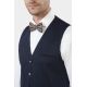 Chalk stripe wool-blend waistcoat