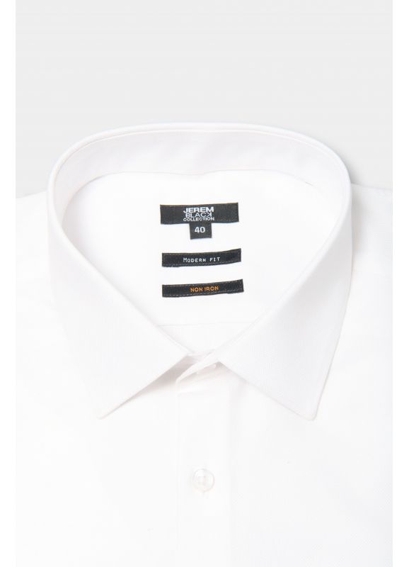 Chemise texturée en coton – Sans repassage – Comfort fit