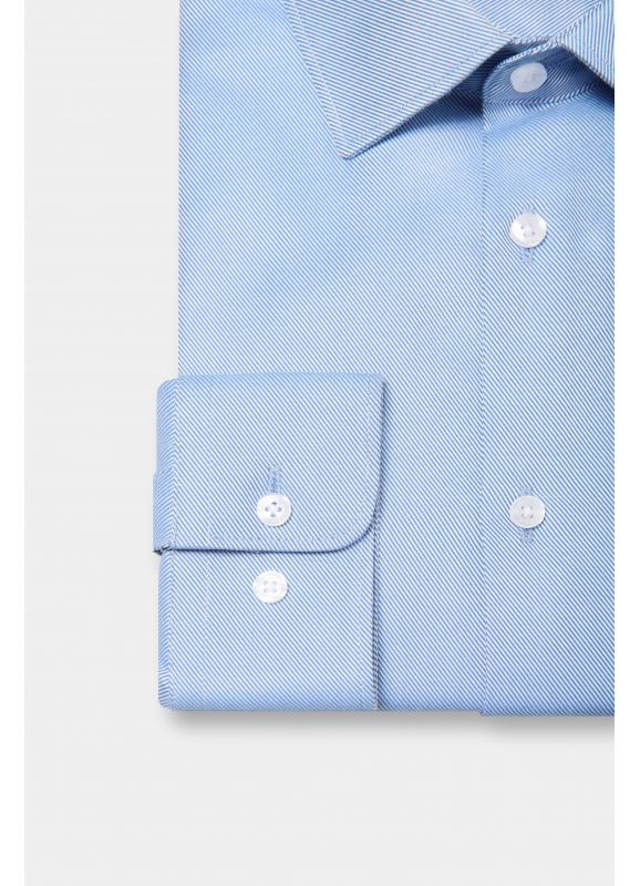 Cotton bias striped shirt - NON-IRON - Comfort fit