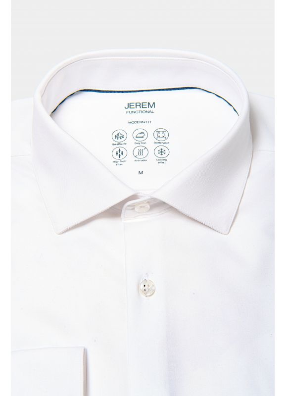 Chemise en tissu COOLMAX® : Confort et performance - Coupe droite