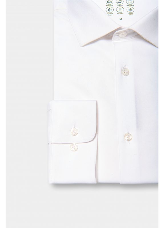 Chemise en tissu COOLMAX® : Confort et performance - Coupe droite