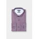 Chemise imprimée à motifs géométriques Coupe ajustée