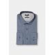 Chemise imprimée à motifs géométriques Coupe ajustée