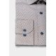 Chemise texturée à motifs fantaisie Coupe ajustée