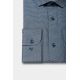 Chemise imprimée à motifs géométriques Coupe ajustée