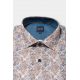 Chemise en popeline de coton à imprimé floral Coupe confortable