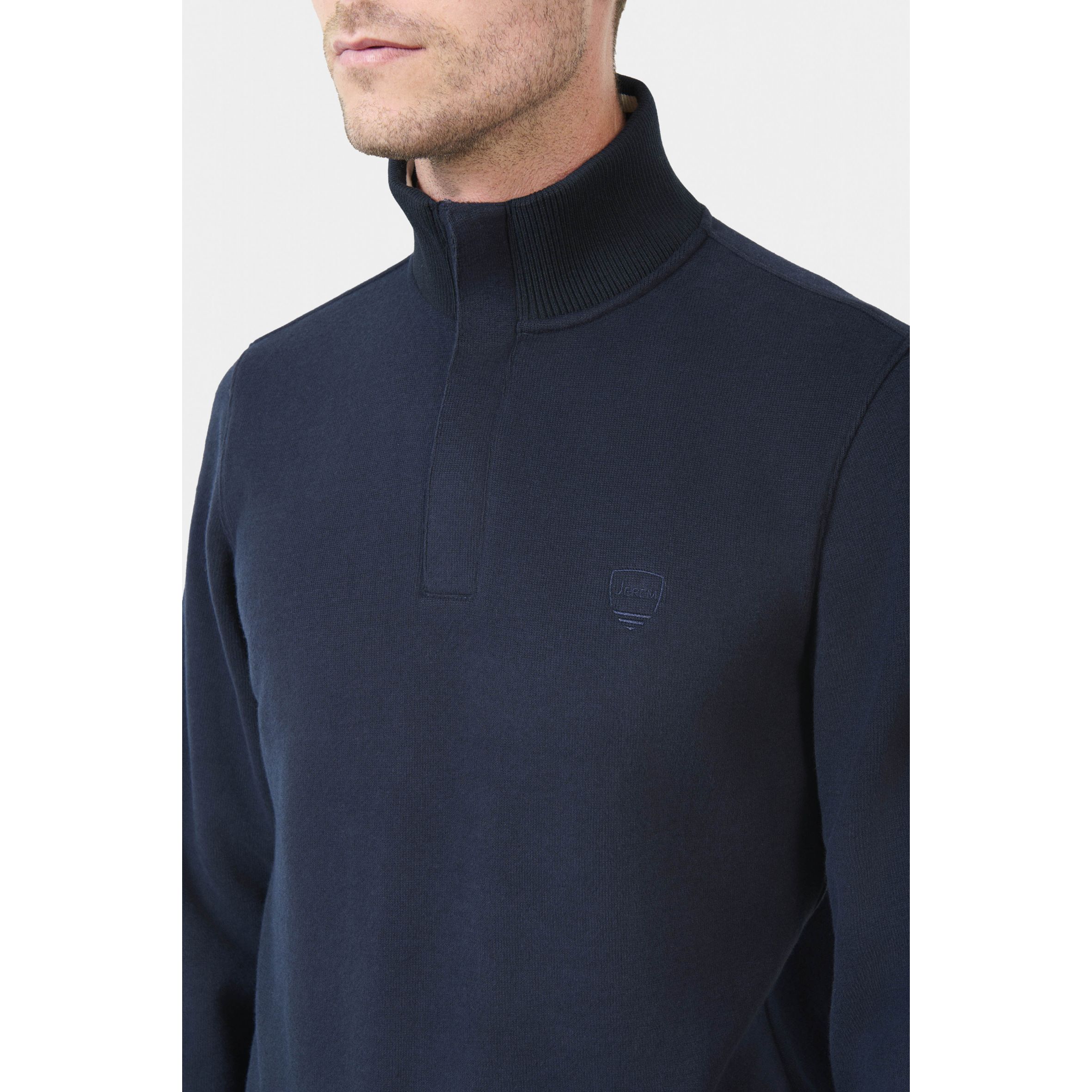 Polo Ribot col montant avec logo brodé