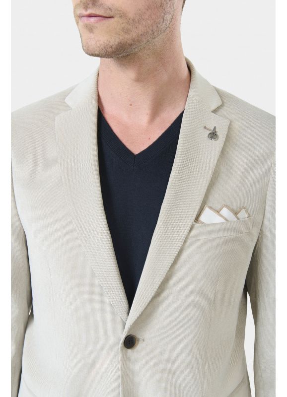 Ciselé velvet casual jacket