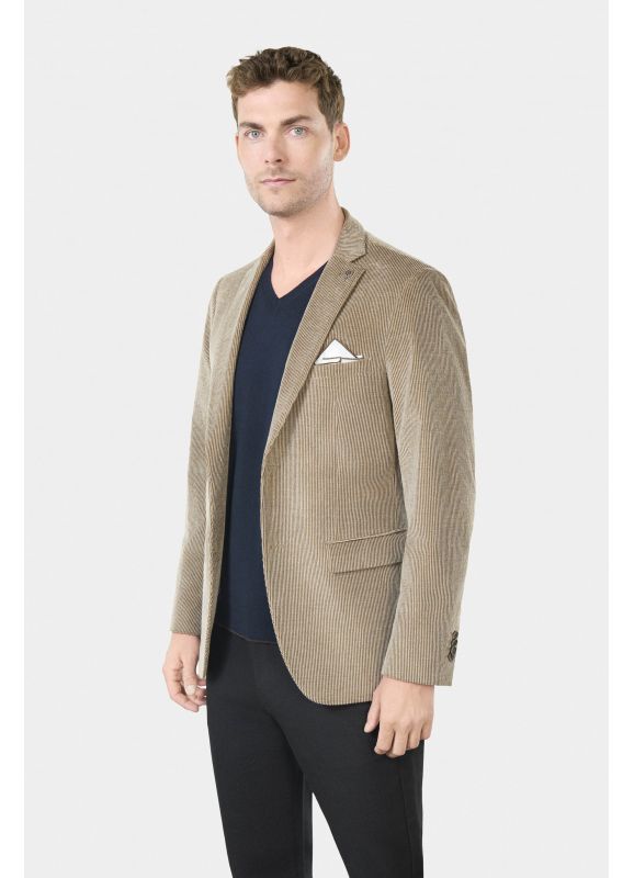 Corduroy casual jacket