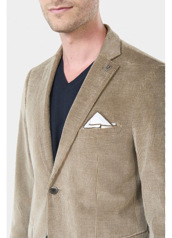 Corduroy casual jacket