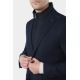 Subtle figured jacket with removable bib
