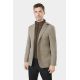 Two-tone tweed jacket with removable bib