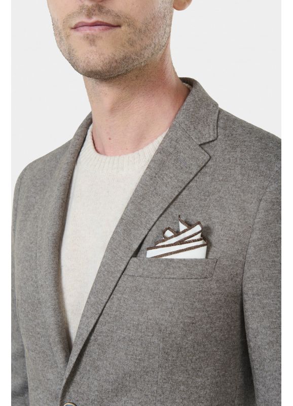 Brushed jersey field jacket