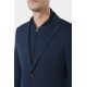 Veste à plastron amovible en maille façonnée chinée
