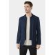 Veste à plastron amovible en maille façonnée chinée
