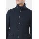 Veste de ville à poches en drap de laine