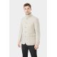Veste de ville à poches en maille effet drap de laine